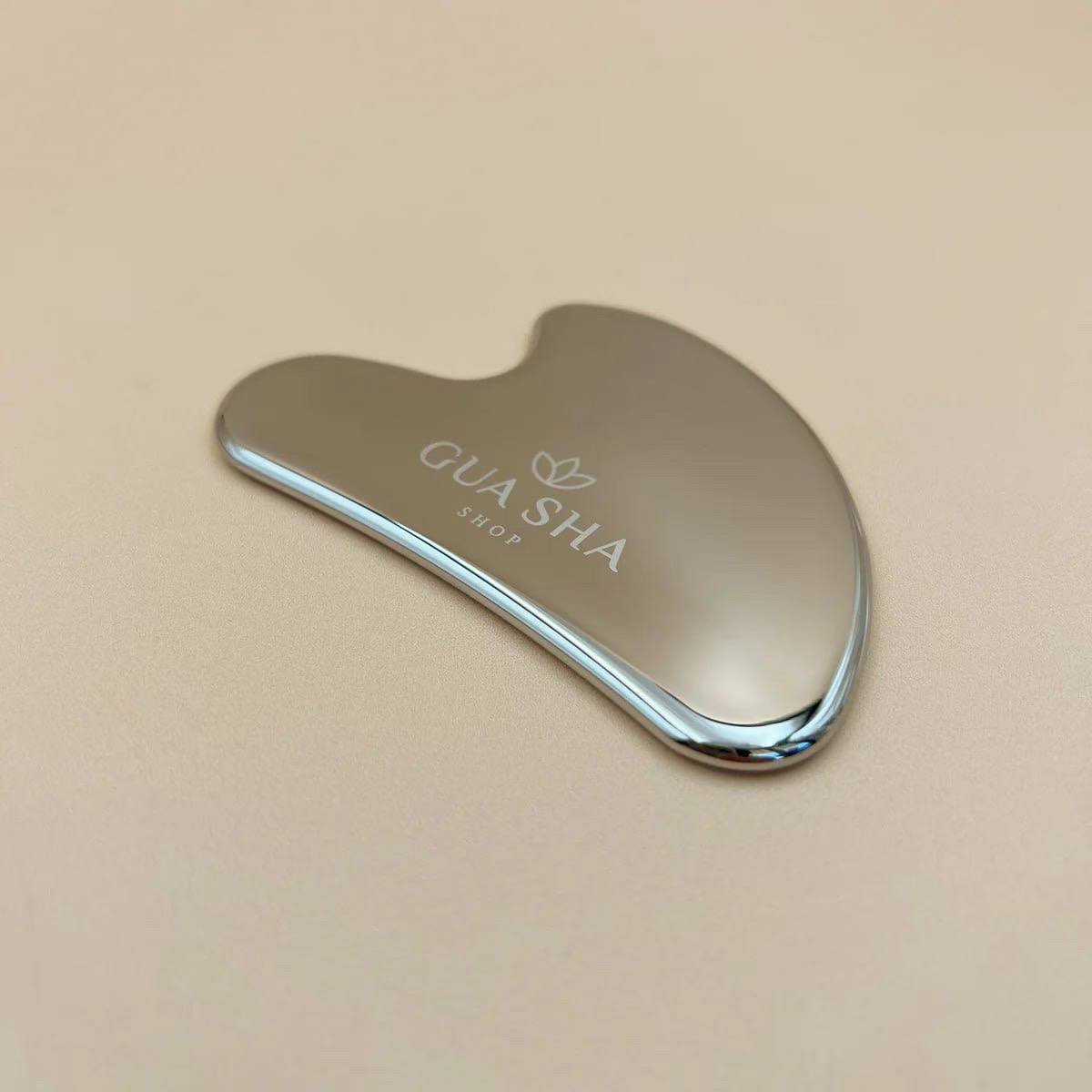 Stainless Steel Heart Gua Sha