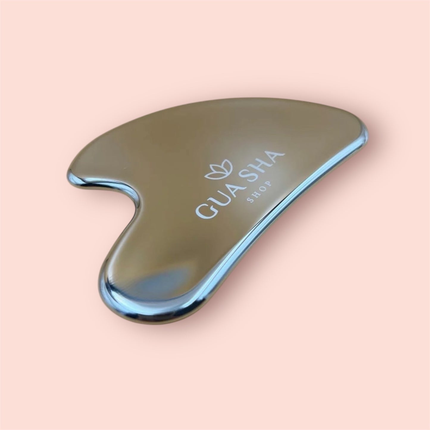 Stainless Steel Heart Gua Sha